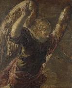 Jacopo Tintoretto Annunciation; the Angel Sweden oil painting artist